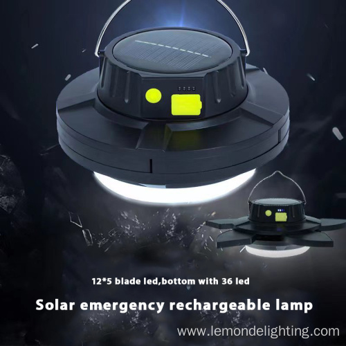 Rechargeable Solar LED Tent Emergency Camping Lights